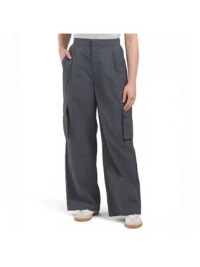 Wilo the Label Parachute Fly Cargo Pants New NWT Gunmetal Gray Anthropologie Med